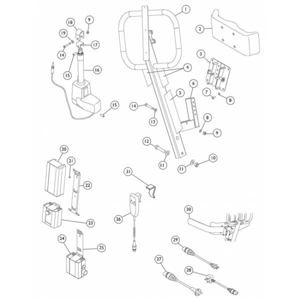 RPS350 Lift Actuator, Before 7/1/2010 - Image 2