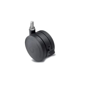 Bed Caster, 1-5/16 X 3/8" 3" Twin Locking