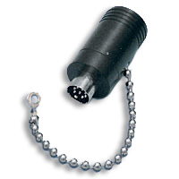 Adaptor/Single Jack To Jeron 8-Pin Din Plug