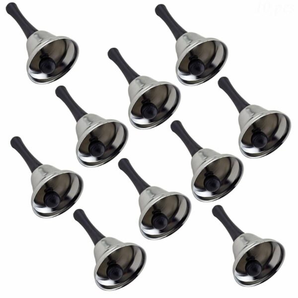 Silver Steel Tea Bell 10/Pack