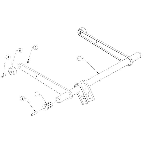 Carroll Head Gatch Assembly w/Wheels, Bolt-On