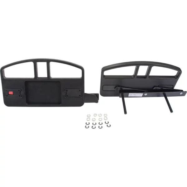 Bed Safety Rails, 1/2 Length, NOA, Black (PRE 2007)