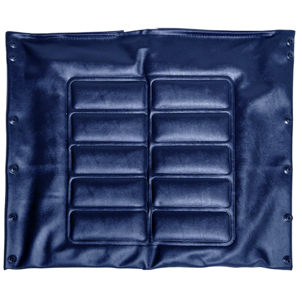 24 x 18" Tracer-IV Seat, Blue Vinyl