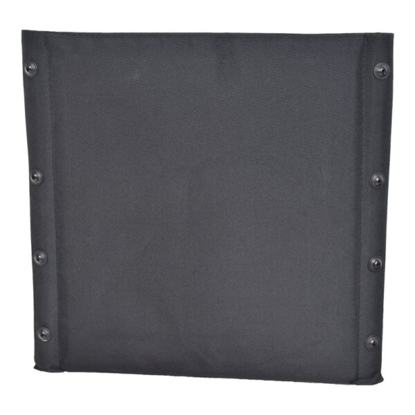 Invacare 18w Back, No-Flare, Black Nylon