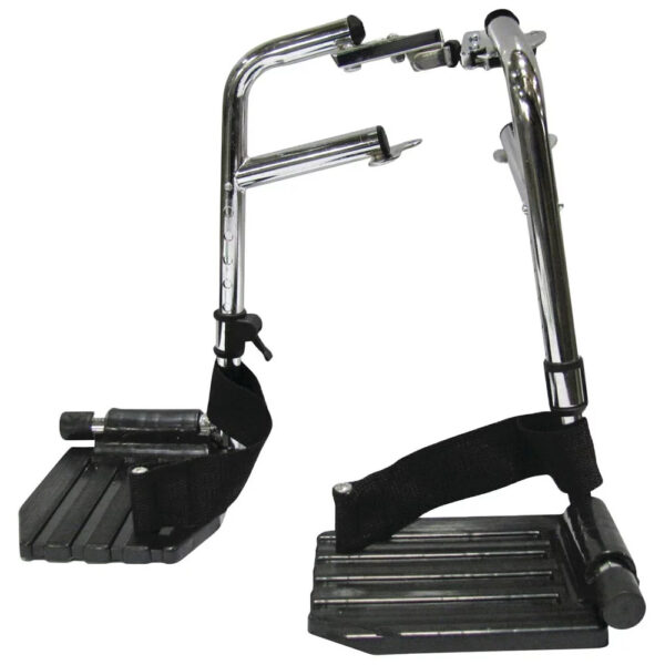 Invacare 3-1/8" Pin, Composite Footplate, Heel Loops