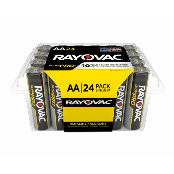 AA Alkaline Batteries, 24 Pack