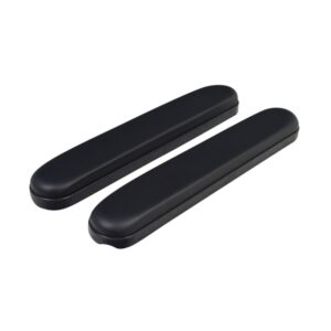 Full-Length HD Armpads, 13-3/4" L, Black, Pair