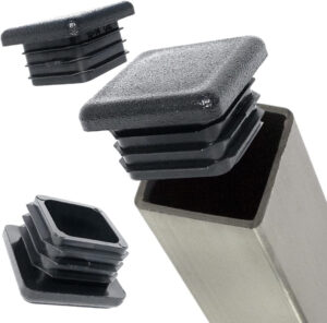 1" Square Tube Cap, 20/Pack