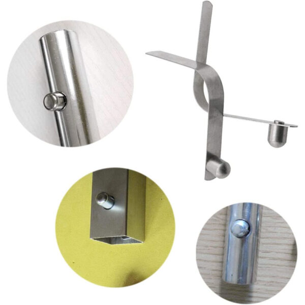 Stainless Steel Clips, 6/Pack - Image 3