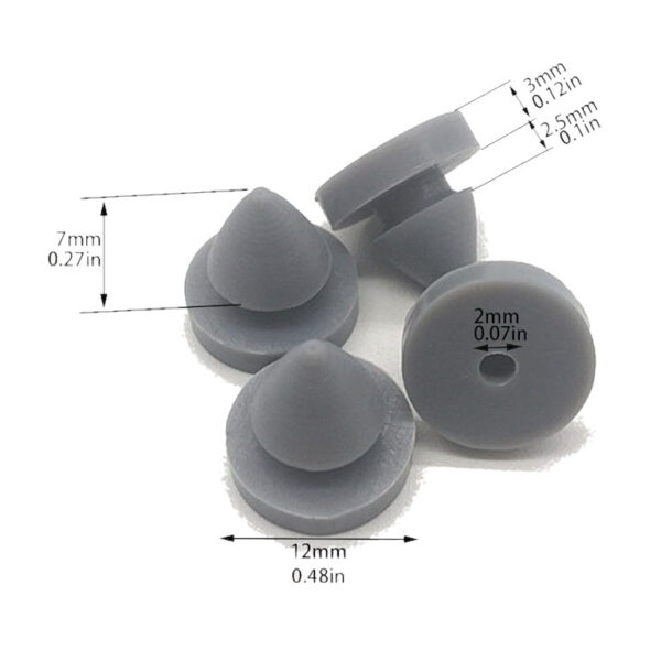 Rubber Door Silencer, 100/Pack - Image 2