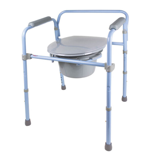 Deluxe Folding Commode, 3-in-1