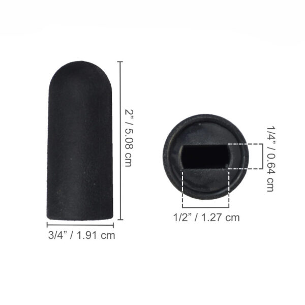 Universal Brake Tip, Black, 10/Pack - Image 2