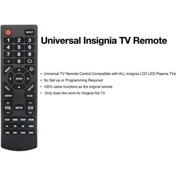 Universal Remote Control for Insignia TVs - Image 2