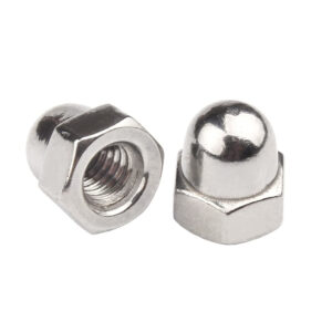 Acorn Cap Nuts, 3/8-16, 25/Pk.