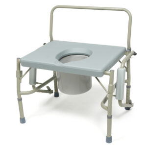 3-in-1 Steel Drop Arm Commode