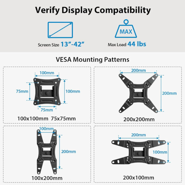 13" - 42" TV Wall Mount - Image 2