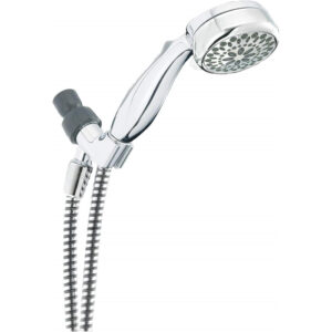 Delta Faucet 7-Spray Shower Head with Hose, Chrome
