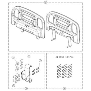 Invacare ThinkSoft Bed Rail Pin, 12/Pk.